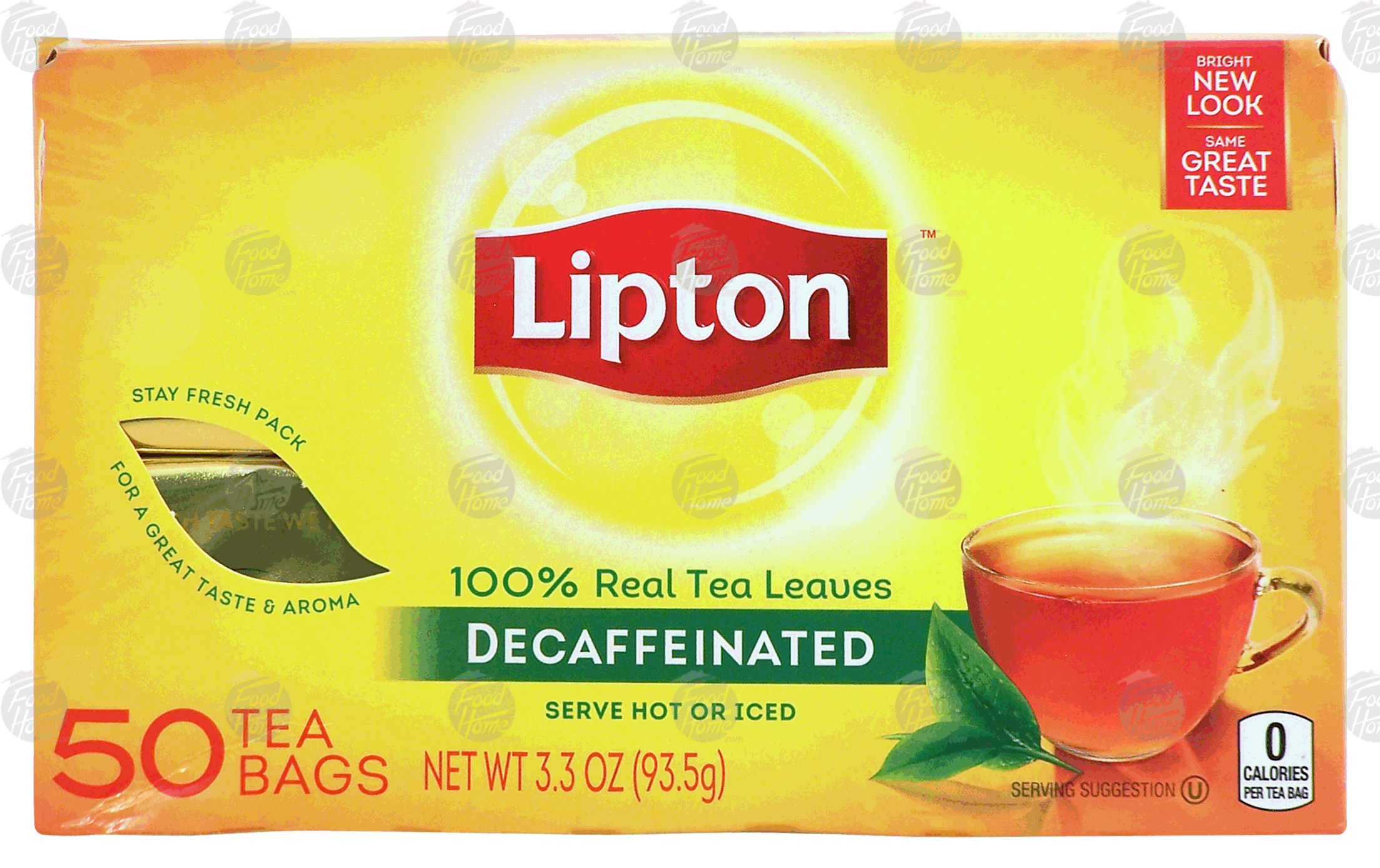 Lipton Tea Bags Naturally Decaffeinated Full-Size Picture